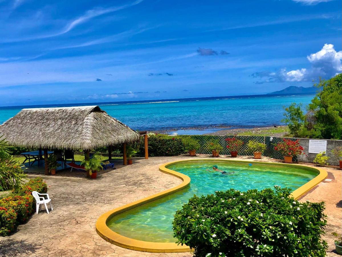 Superbe Bord De Mer, Acces Lagon Et Piscine Privee Paea エクステリア 写真