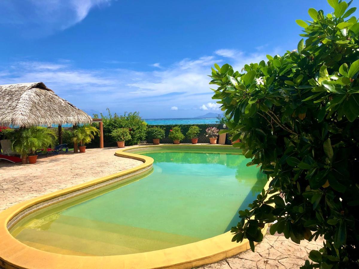 Superbe Bord De Mer, Acces Lagon Et Piscine Privee Paea エクステリア 写真